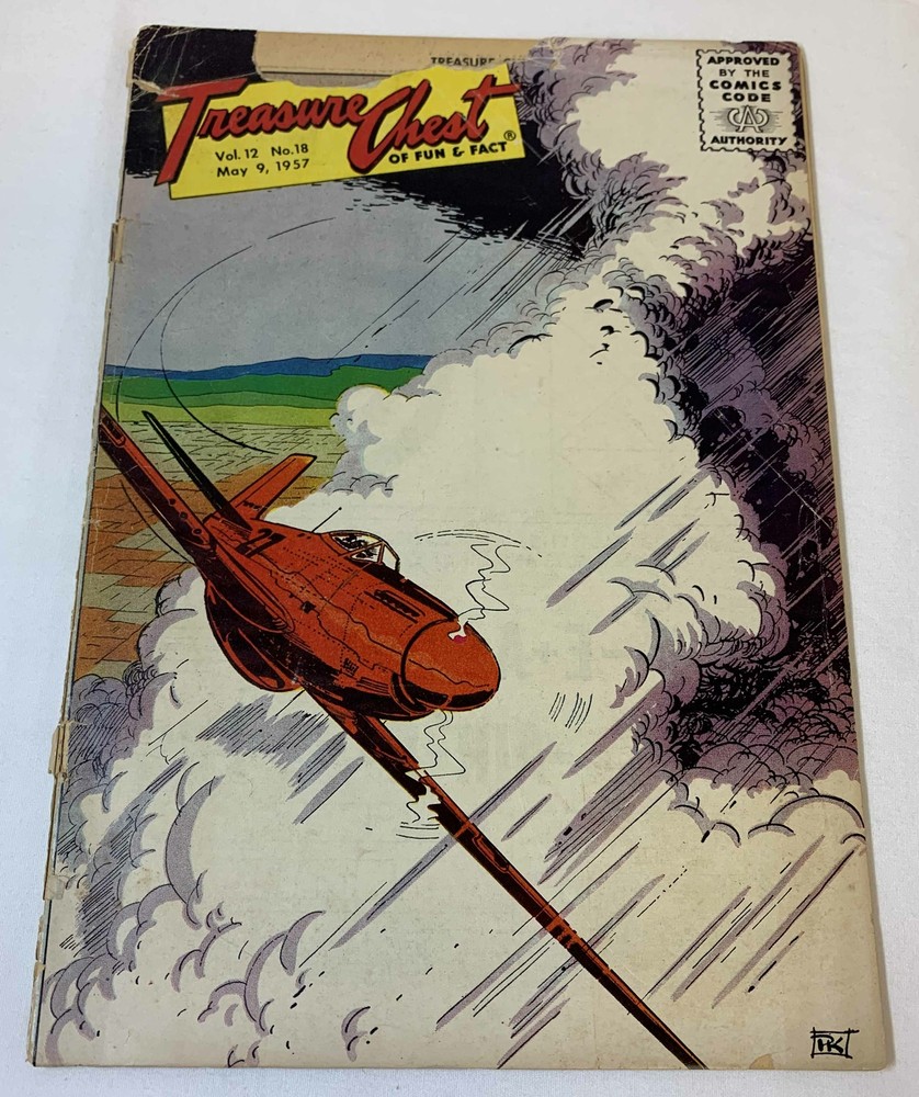 1957 comic TREASURE CHEST V.12 #18