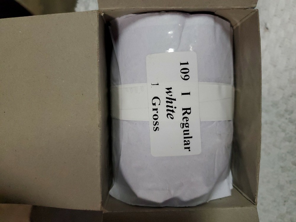 Disposable Hairnets, Nylon, Large, White, 100/Pack