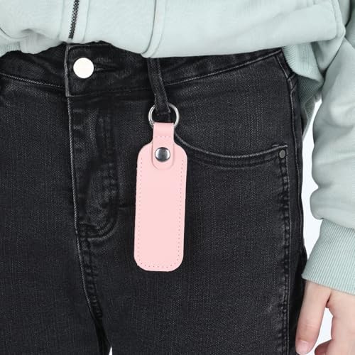 Leather Flash Drive Case, 4 PCS USB Flash Drive Storage Case USB Keychain