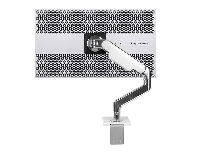 Humanscale M8.1 Display Metallic Active Holder - White