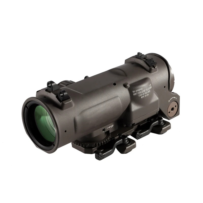 1x-4x Fixed Dual Purpose Rifle Scope Red illuminated Red Dot Sight for Rifle