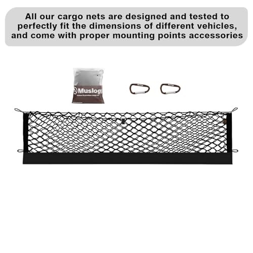 Envelope Style Trunk Cargo Net Compatible with 2021-2025 Chevy