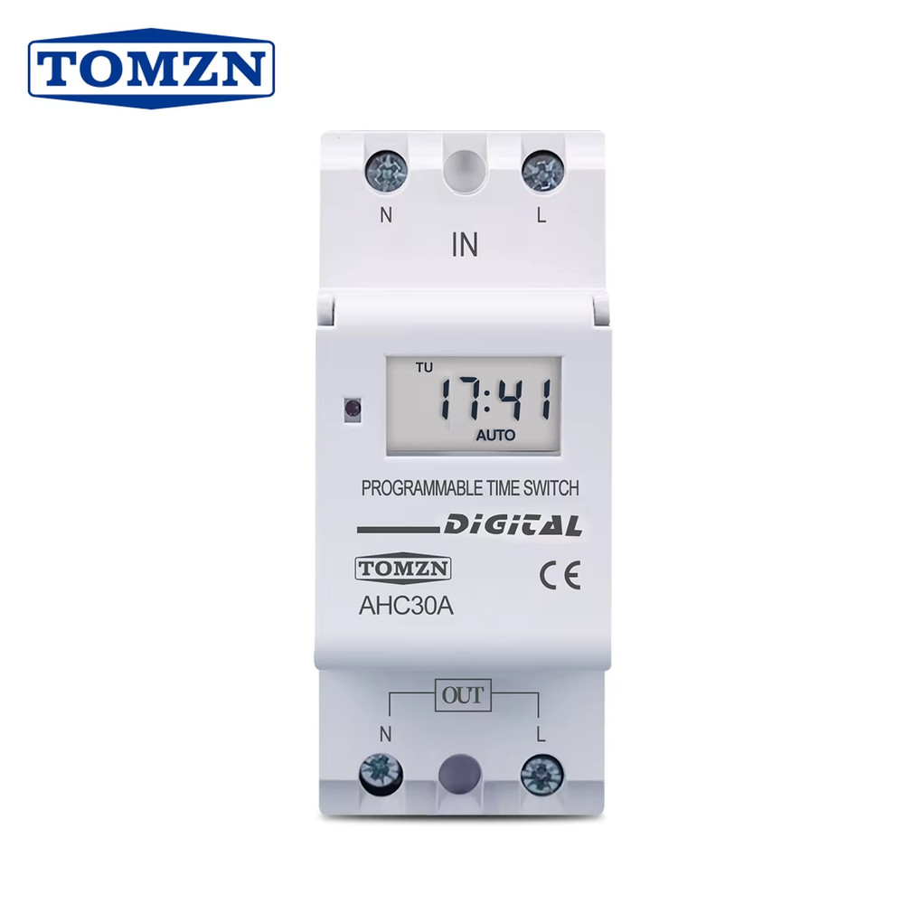 New Type Din Rail 2 Wire Weekly 7 Days Programmable Digital TIME SWITCH Relay Ti