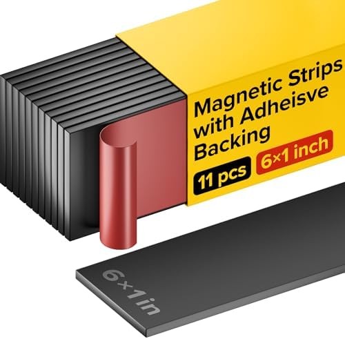 Magnetic Strips with Adhesive Backing