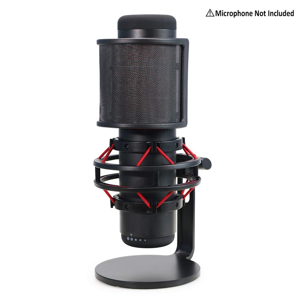 YOUSHARES QuadCast Mic Pop Filter - Microphone Windscreen