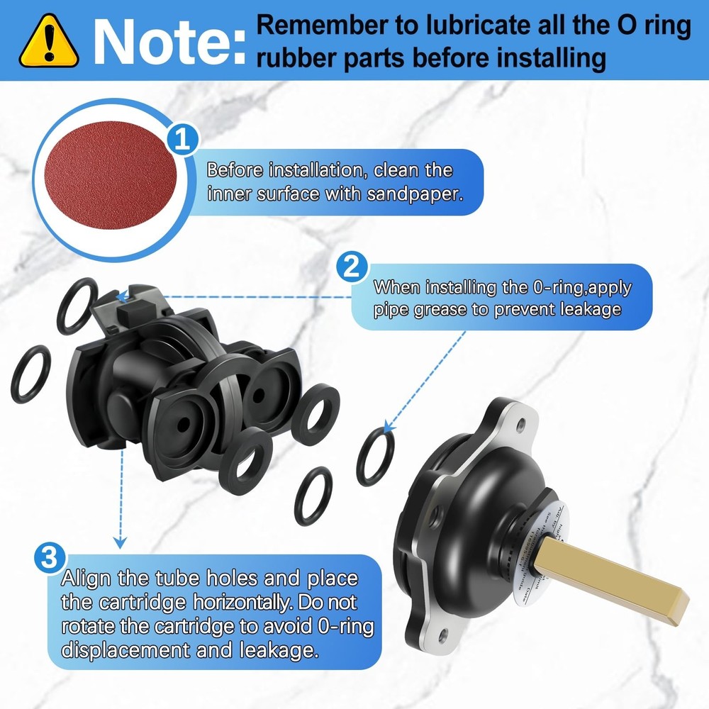 GP77886 Mixer Cap and GP800820 Pressure Balancing Unit Assembly, Compatible w...