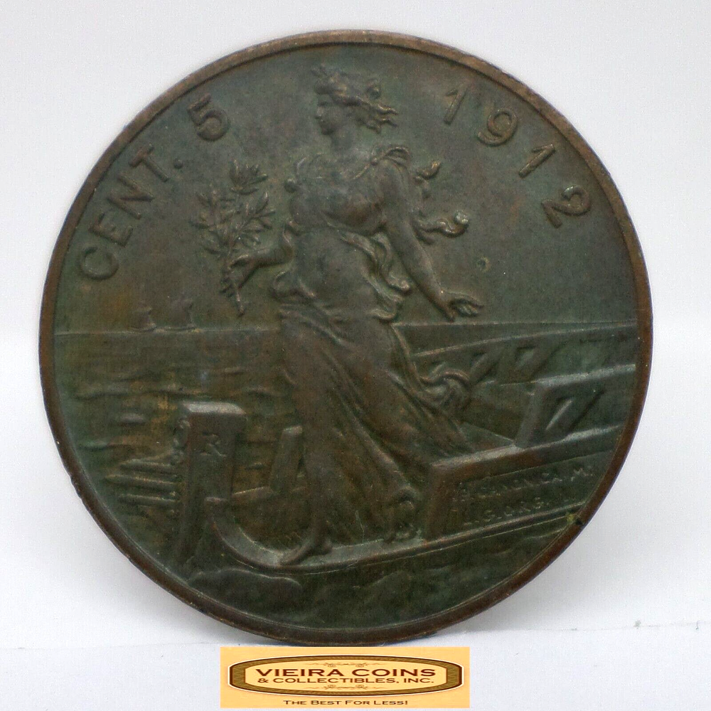 1912-R Italy 5 Centesimi - #C40229NQ
