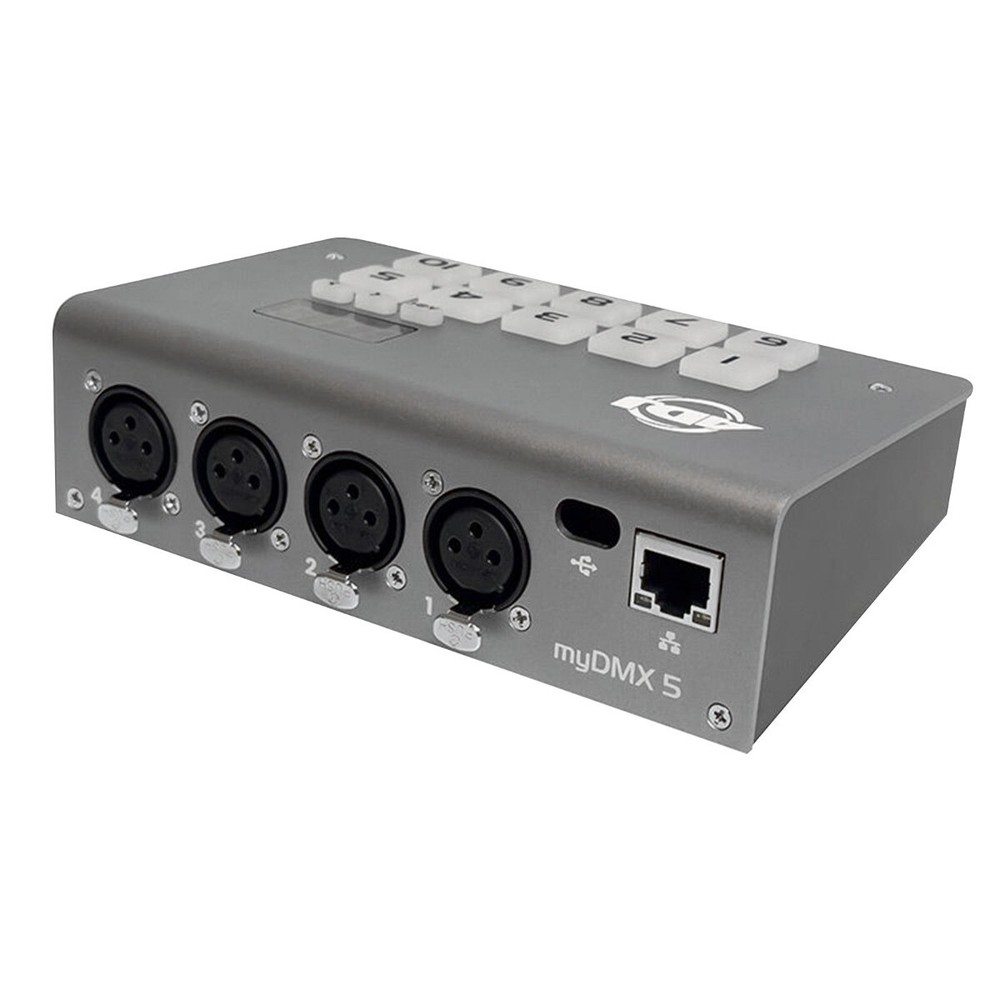 ADJ myDMX 5 DMX Lighting Control Software Hardware Interface for Mac & PC idjnow
