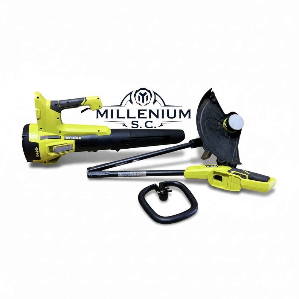 RYOBI 18V ONE+ Cordless String Trimmer & Jet Fan Blower Combo Kit - TOOL ONLY