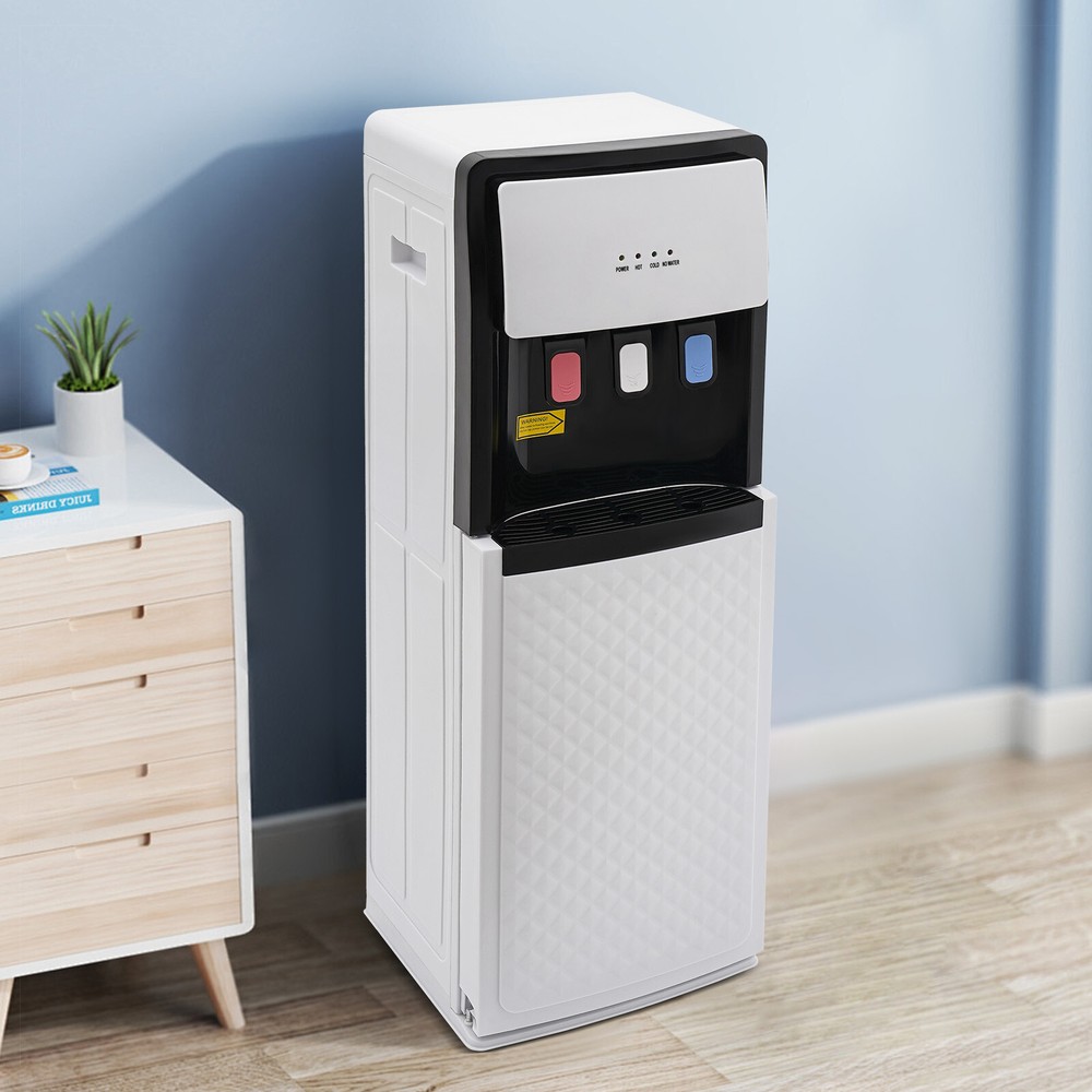 Water Dispenser Bottom Loading Water Cooler for 5 Gal Bottles w/Indicator Lights