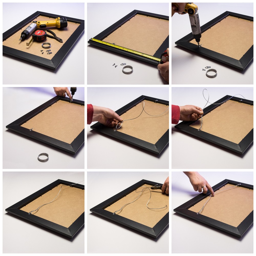 Craig Frames 1.25" Flat Distressed Rustic Brown Picture Frame