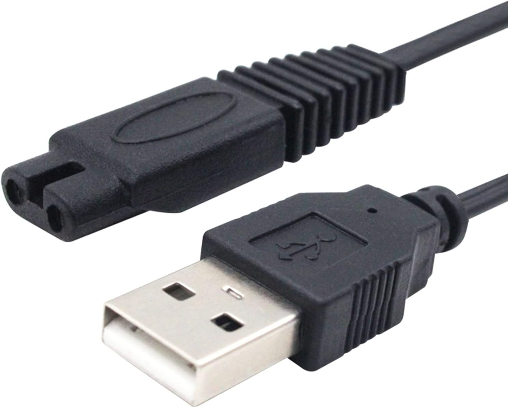 Electric Shaver Charging Cable for Solo Micro Touches Shaver Replacement Charge