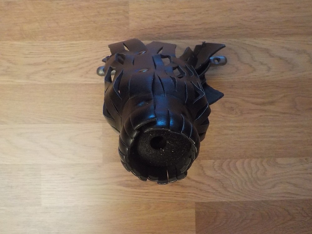 Single replacement billiard side pocket PU Black. Pool, Snooker. 