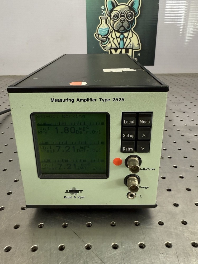 Bruel & Kjær Type 2525 Measuring Amplifier – Powers On, As-Is