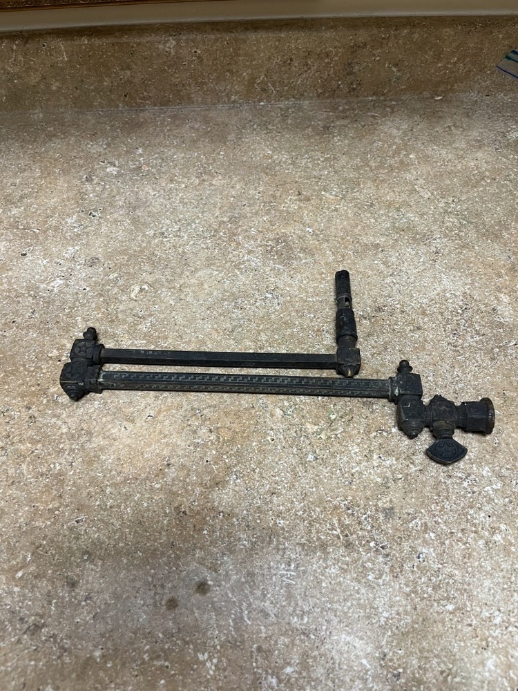 Antique brass gas valve
