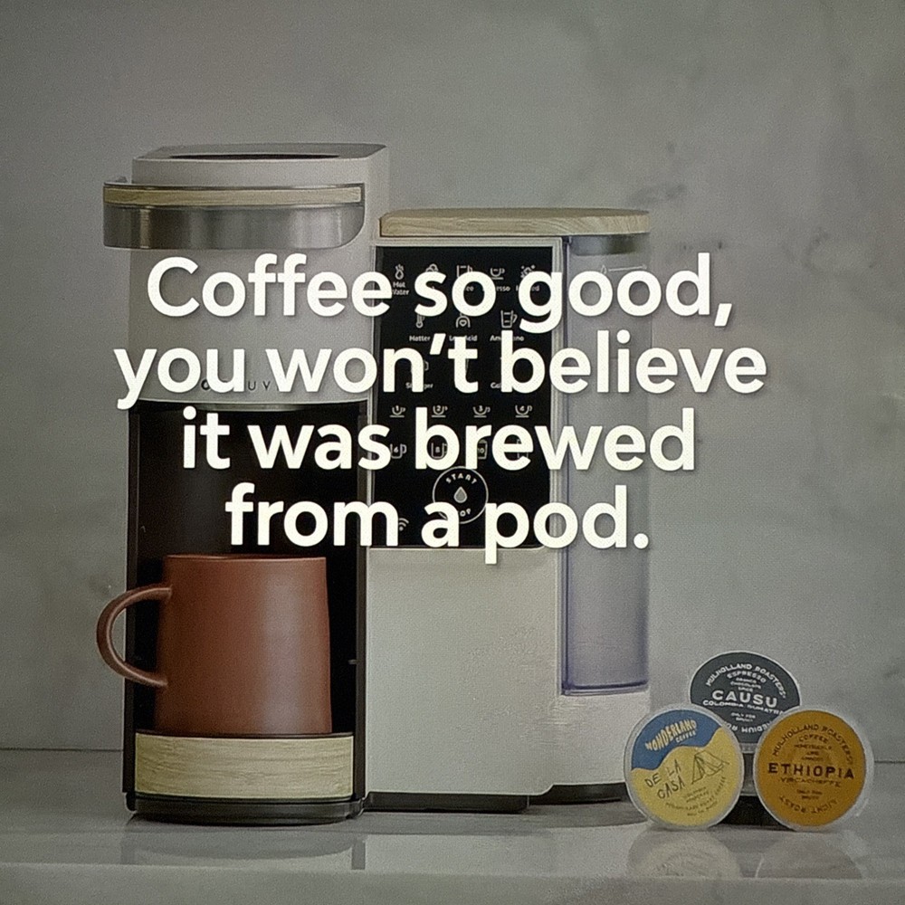 Bruvi Single Serve Coffee Maker Bundle, Brews Coffee/Espresso/Tea/Cold Brew