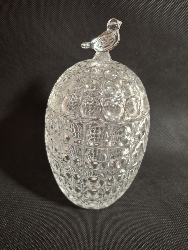 Songbird Crystal Lidded Compote