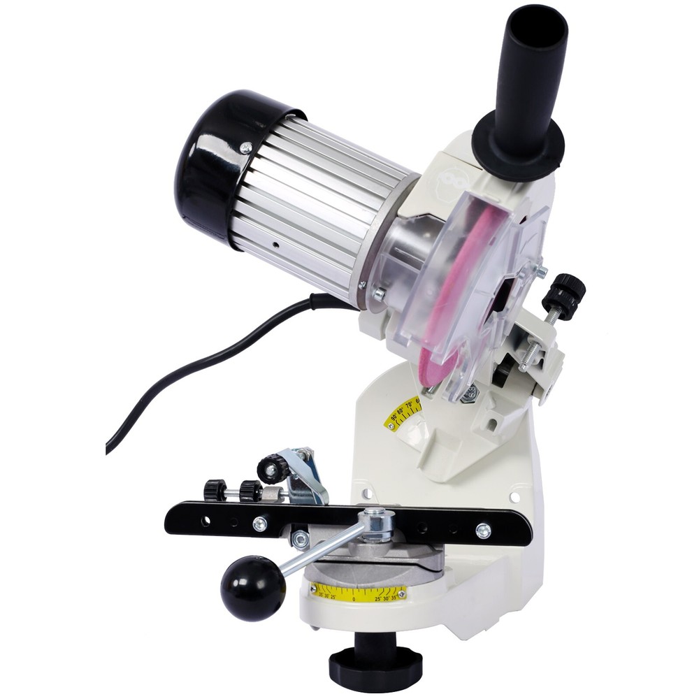 Chainsaw Chain Grinder Multi-Angle Adjustable Teeth Sharpener 3 Grinding Wheels