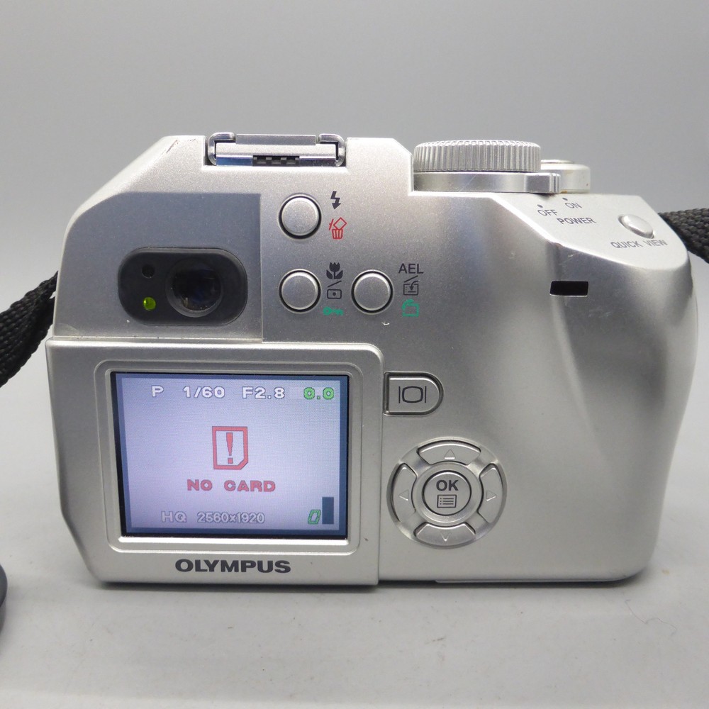 Olympus Digital Camera Camedia C-5000 Zoom 5.0MP Silver Tested