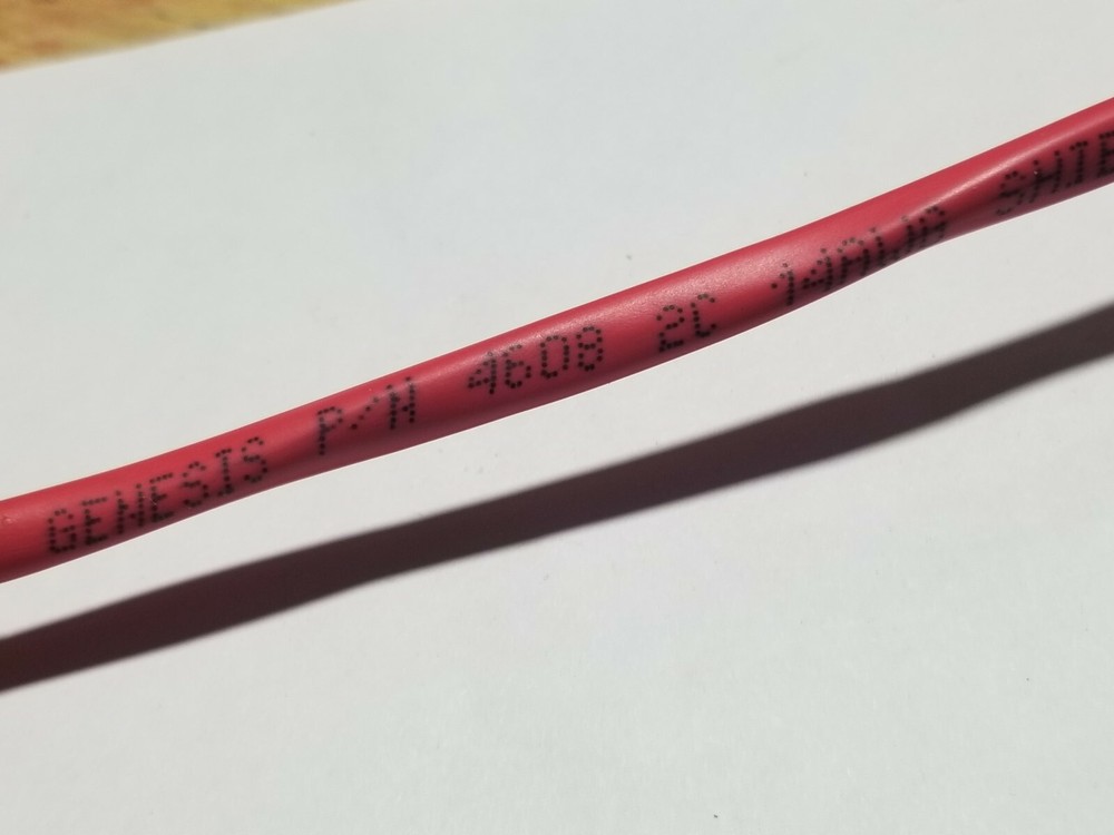 Southwire Genesis 4608 14/2C Solid Shielded Plenum Fire Alarm Cable Red /50ft