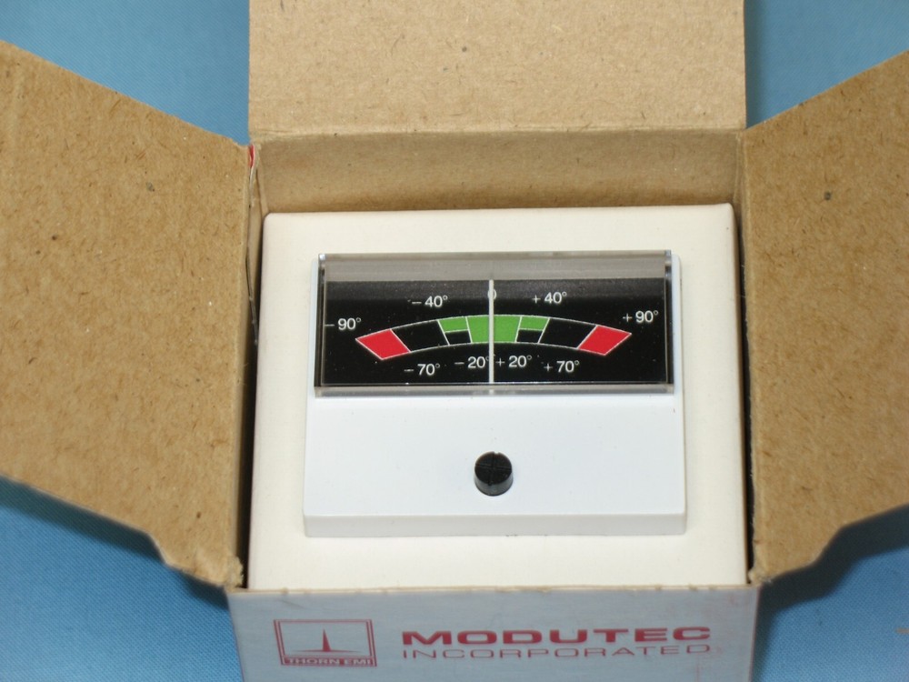 MODUTEC ~ MODEL # 00811117F ~ ANALOG PANEL METER ~ NOS