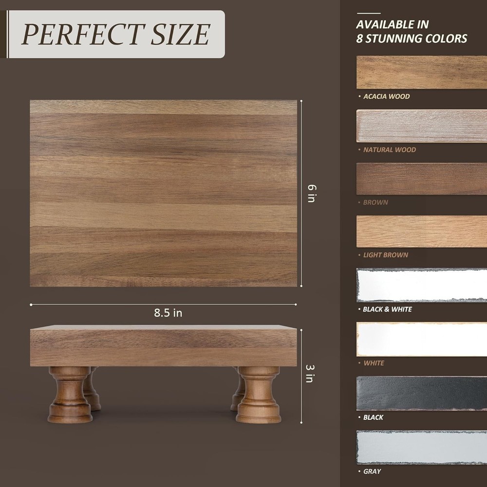 Rustic wooden display rack