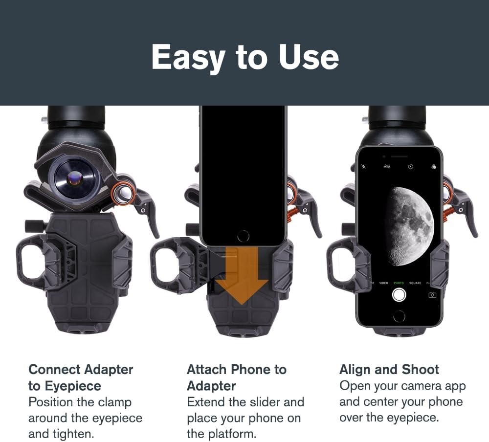 Capture Images! NexYZ Universal Scope Adapter 3-Axis Precision Smartphone Mount