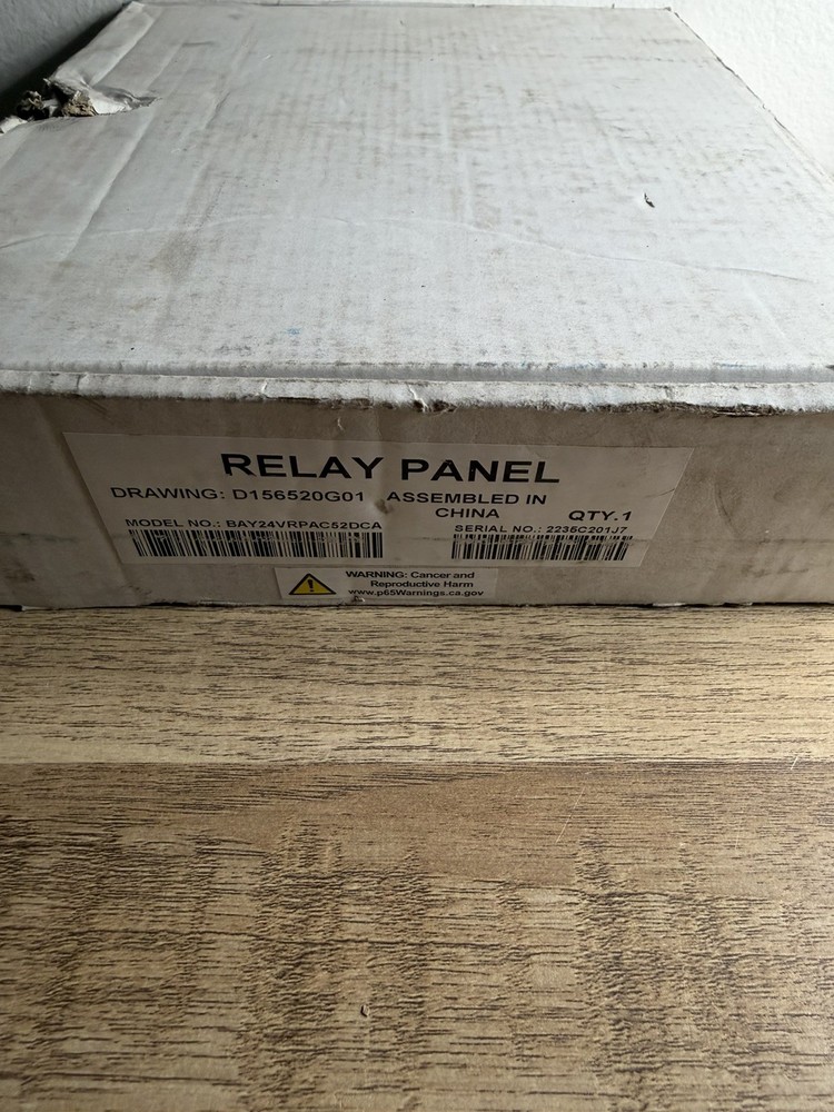 Trane BAY24VRPAC52DCA HVAC System Interface Relay Panel 24V