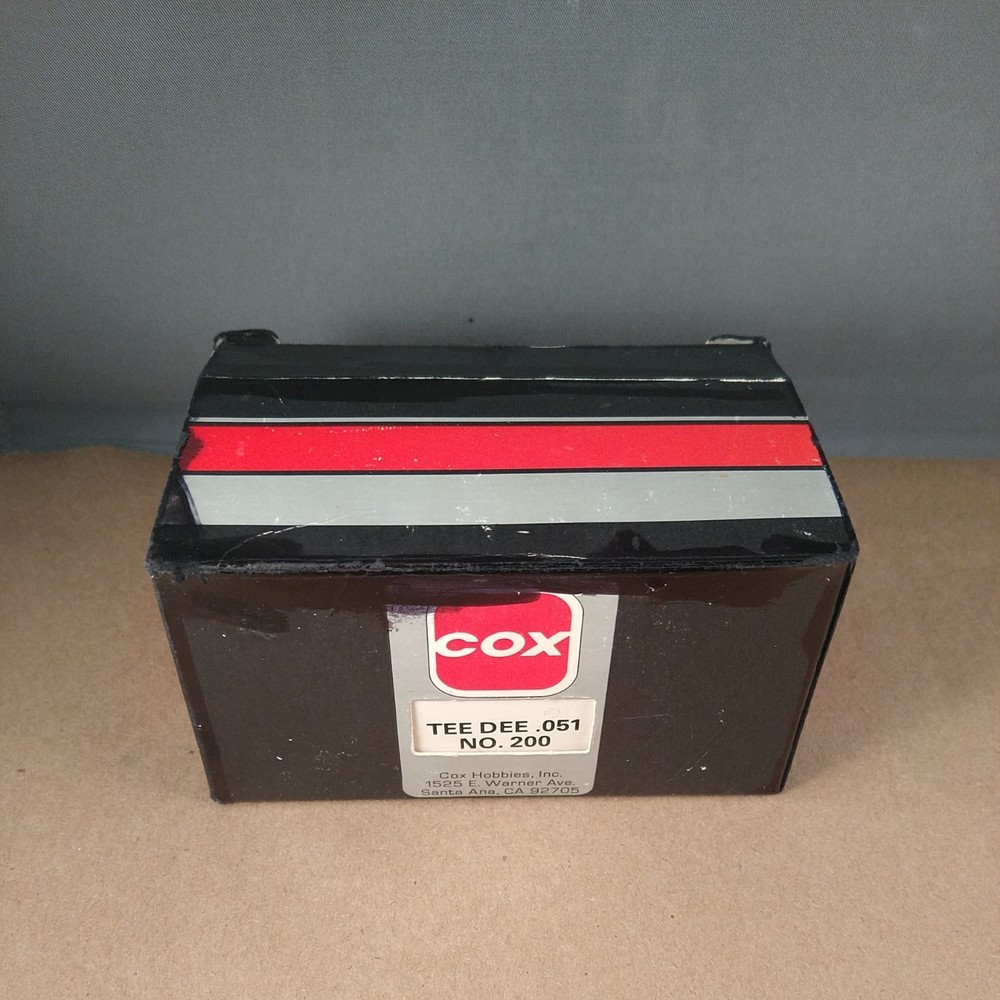 Cox Tee Dee .051 no. 200 Model Airplane Nitro Engine