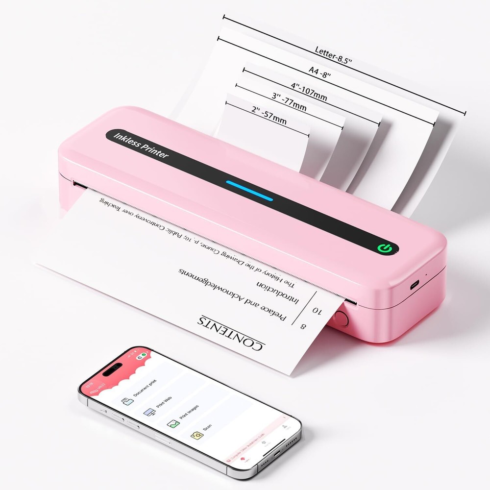 Phomemo M832 Thermal Portable Printer Inkless Mobile Letter Printer Office Home