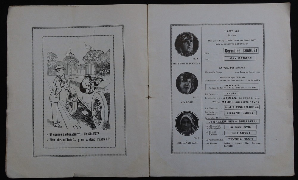1920 PALACE Music Hall Art Deco Style Program