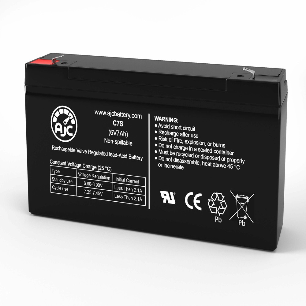 Eaton Evolution 1550 VA Rackmount 1U 6V 7Ah UPS Replacement Battery