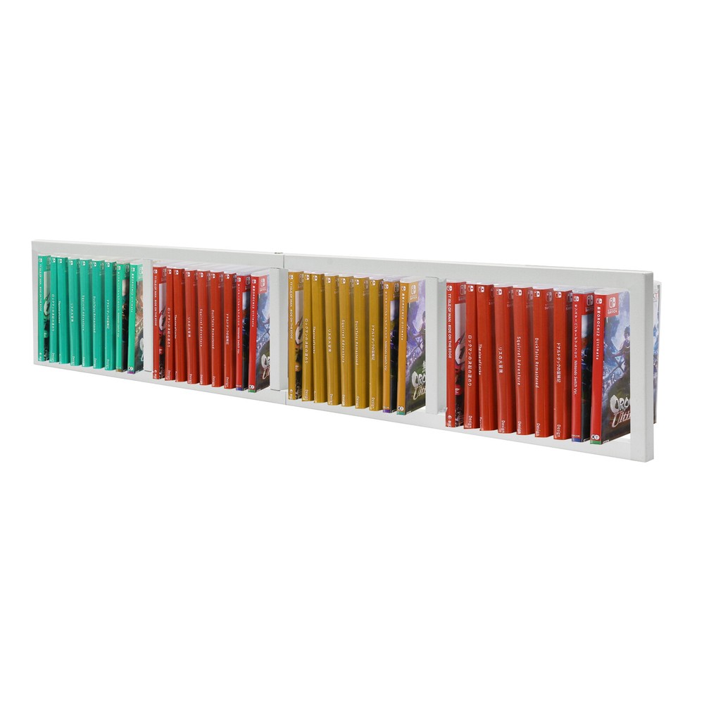 CD Wall Mount Rack Holder Media Storage Disk Case Display Space Organizer