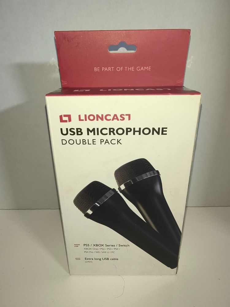 Lionacast USB Microphone Double Pack