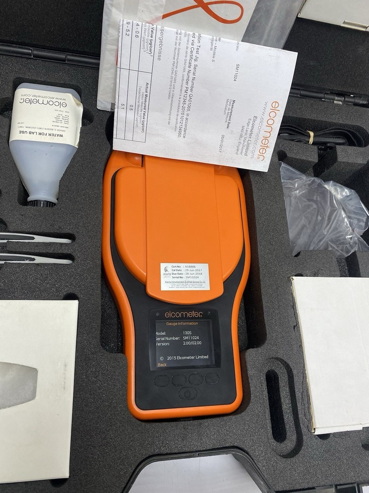 Elcometer E130-S Salt Contamination Meter Version 2.00 With Case, Accessories