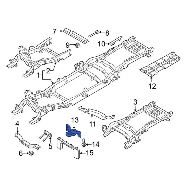 Genuine Ford Tow Hook HC3Z17A954B