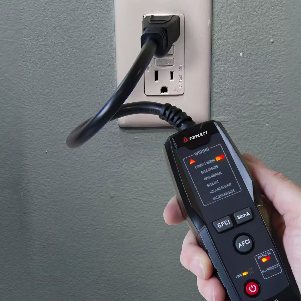 Digital AFCI/GFCI Receptacle Tester