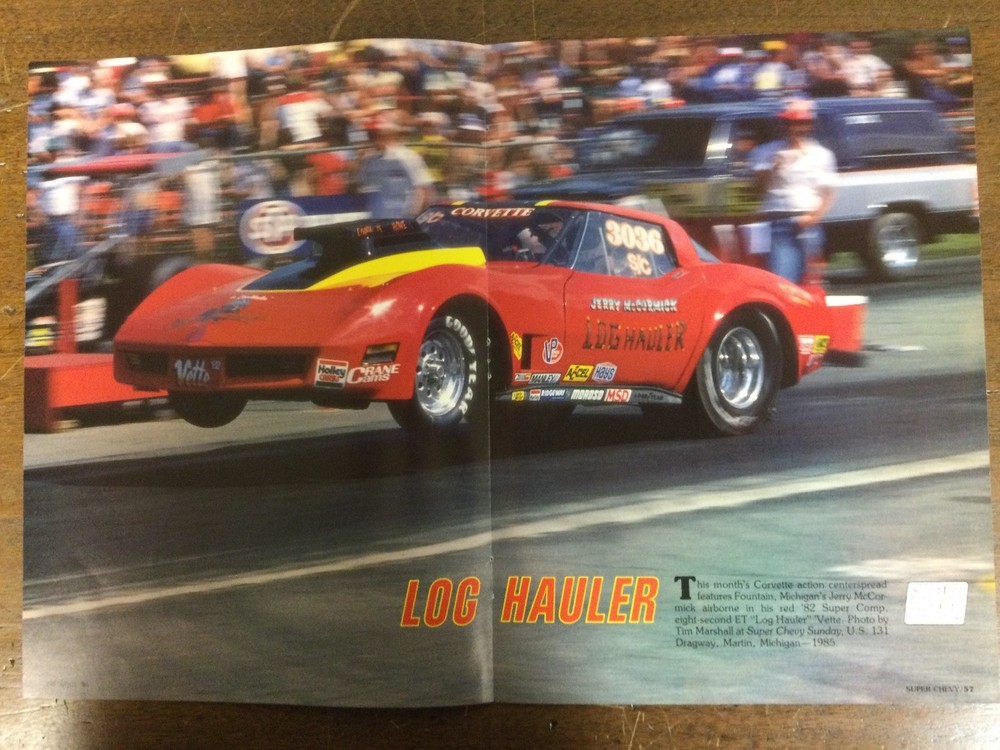 Misc 5768 Article 1982 Corvette Log Hauler Jerry McCormick Super Comp Center