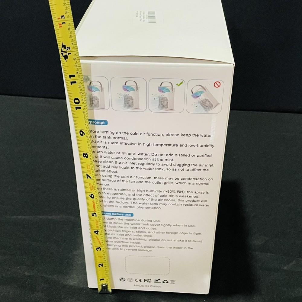 Multifunctional Air Cooler YXW-024H White Portable Remote Control 3 Modes