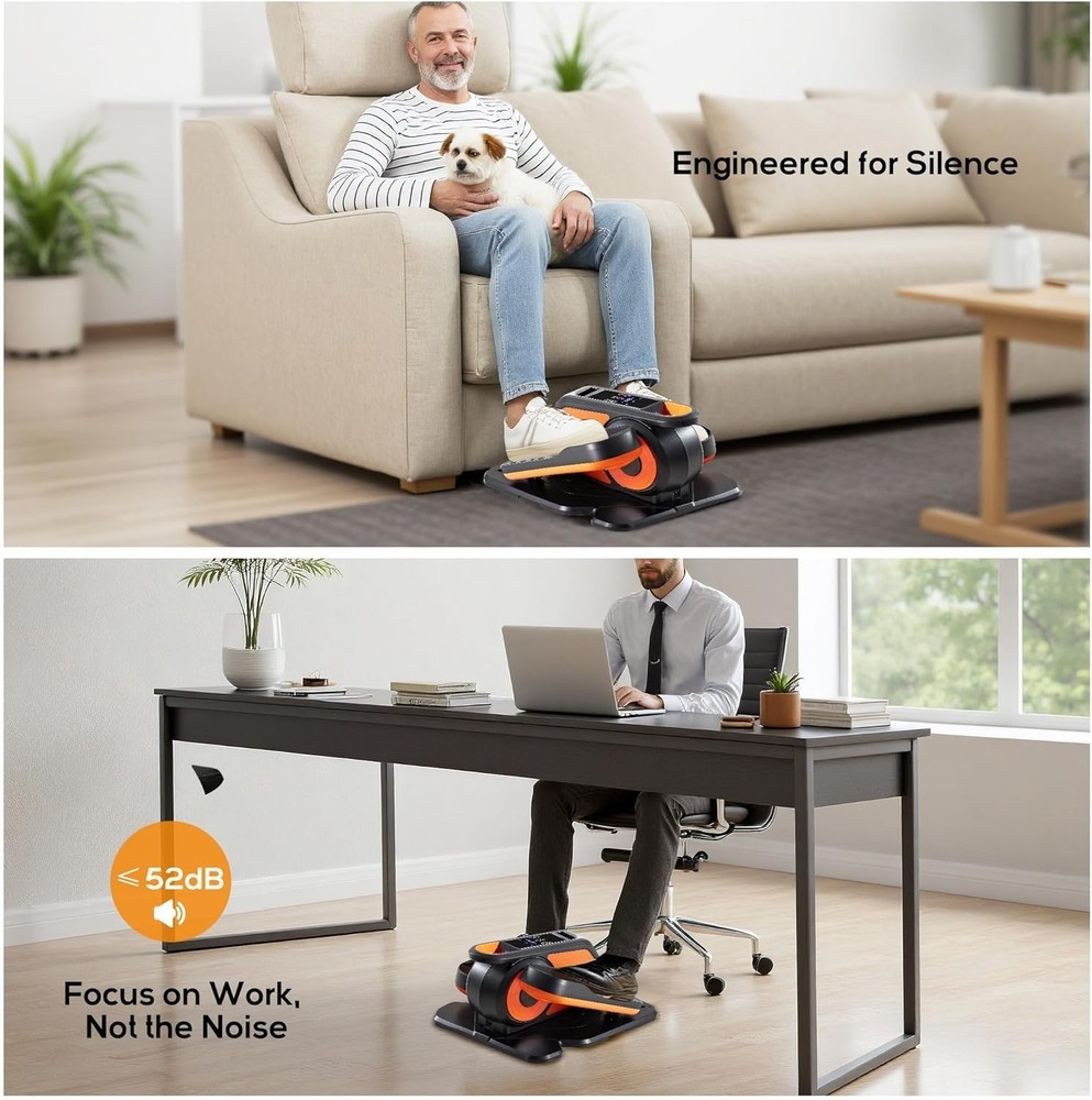 Under Desk Elliptical Machine with-Remote Control