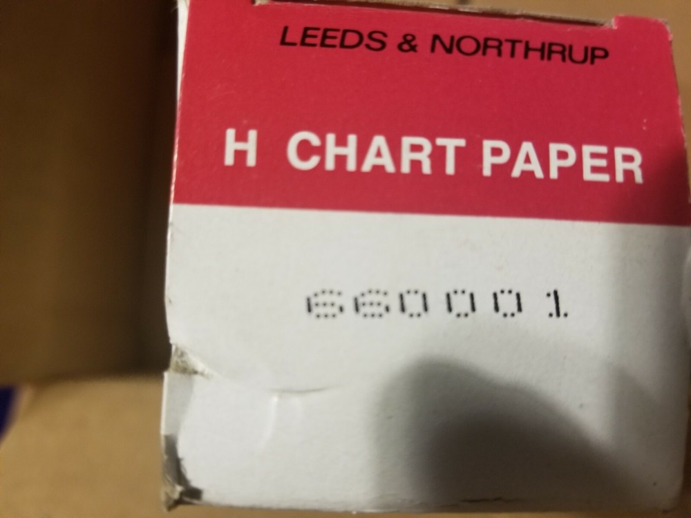 leeds & northrup speedomax h chart paper 660001