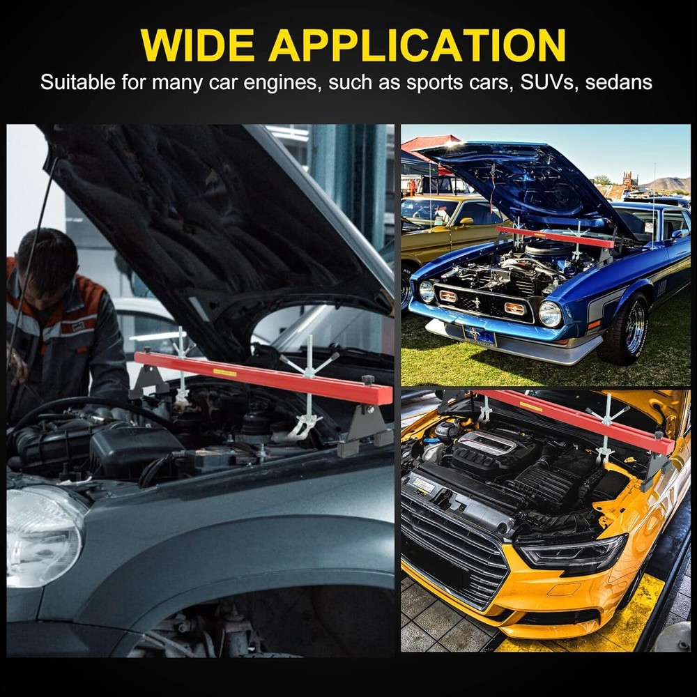 1100 Lbs Engine Support Bar Engine Load Leveler Transmission w/ Dual Hook