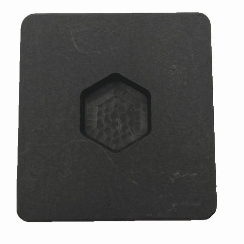 Graphite Ingot Mold for Casting 1/2 oz Gold Hex