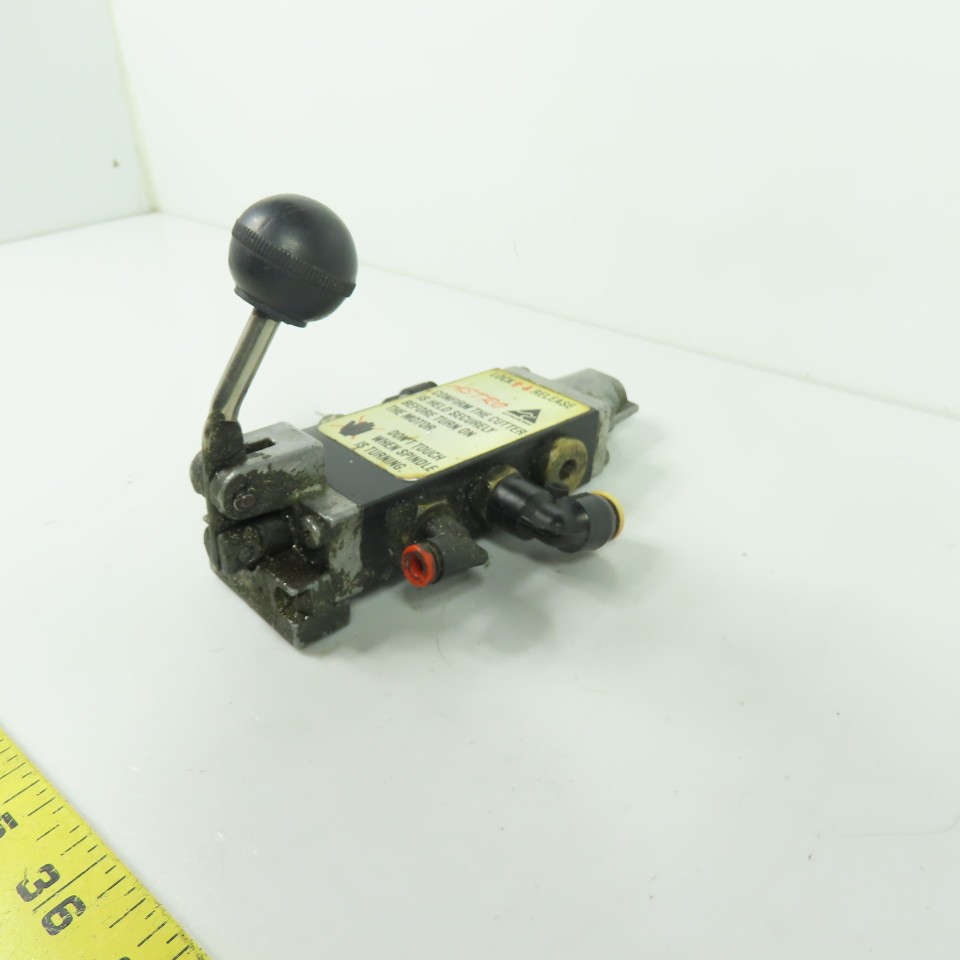 Astro Pneumatic Spindle Lock Control Mechanism