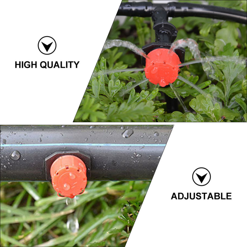 100PCS adjustable drip emitters Garden Irrigation Drippers Micro Dripper