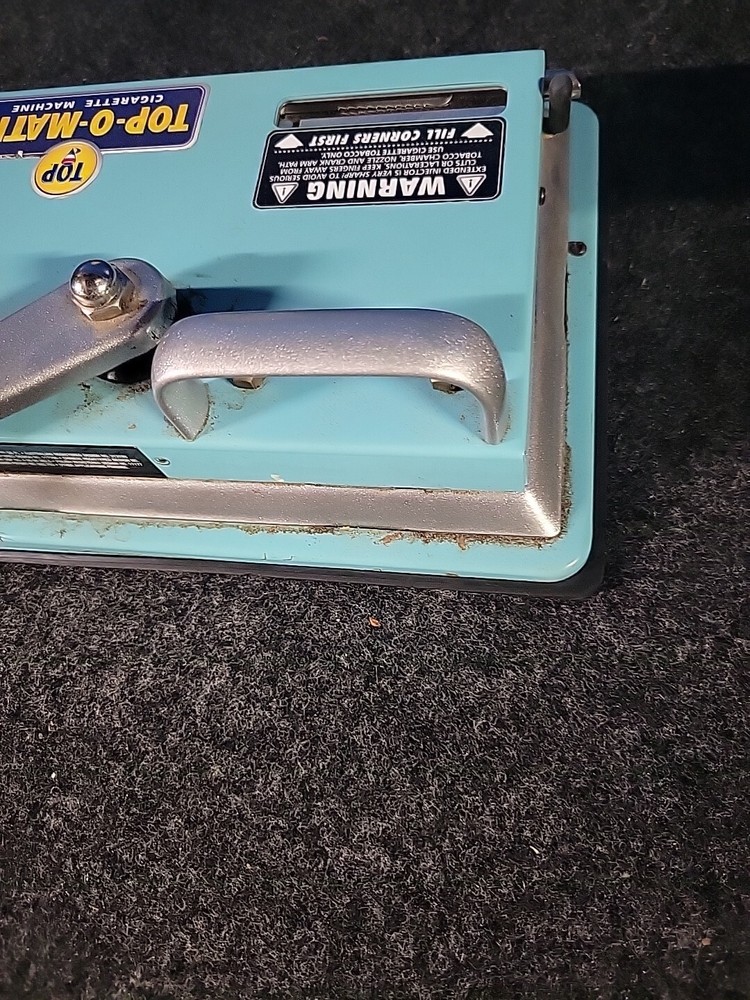 Top-0-Matic Cigarette Machine Teal