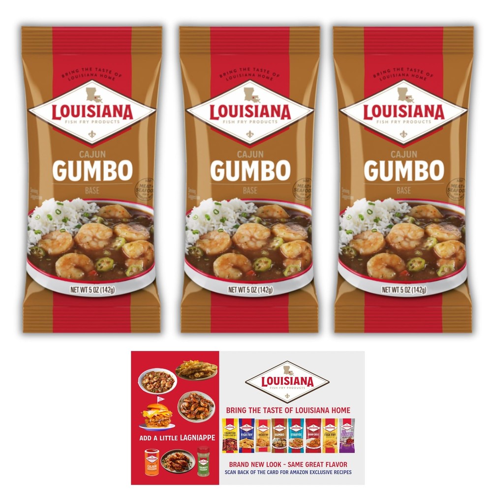 Cajun Gumbo Base - 5 oz (Pack Of 3)