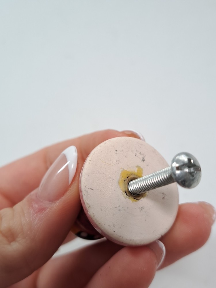 Set Of 3 Retro Style Hand Painted Drawer/Cabinet Knobs
