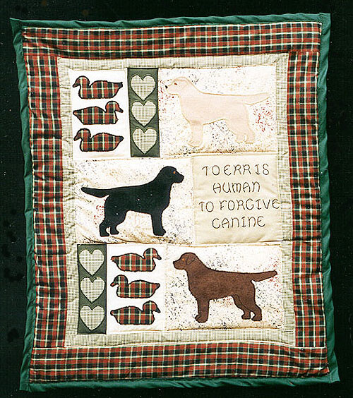 Labrador Retriever Quilt Pattern