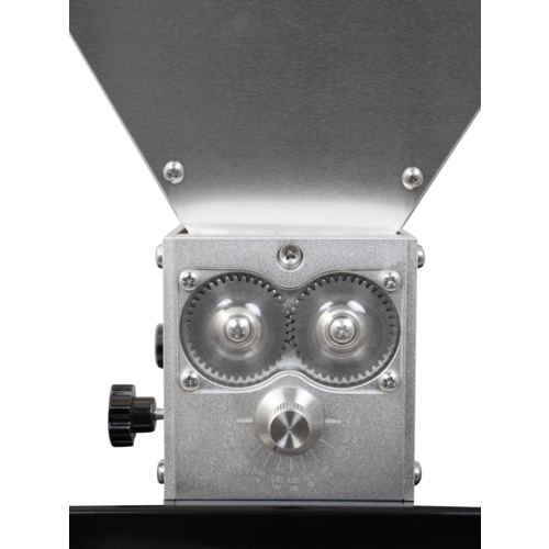 Mighty Mill 3 Roller Grain Mill | Stainless Steel Knurled Rollers | Adjustable G